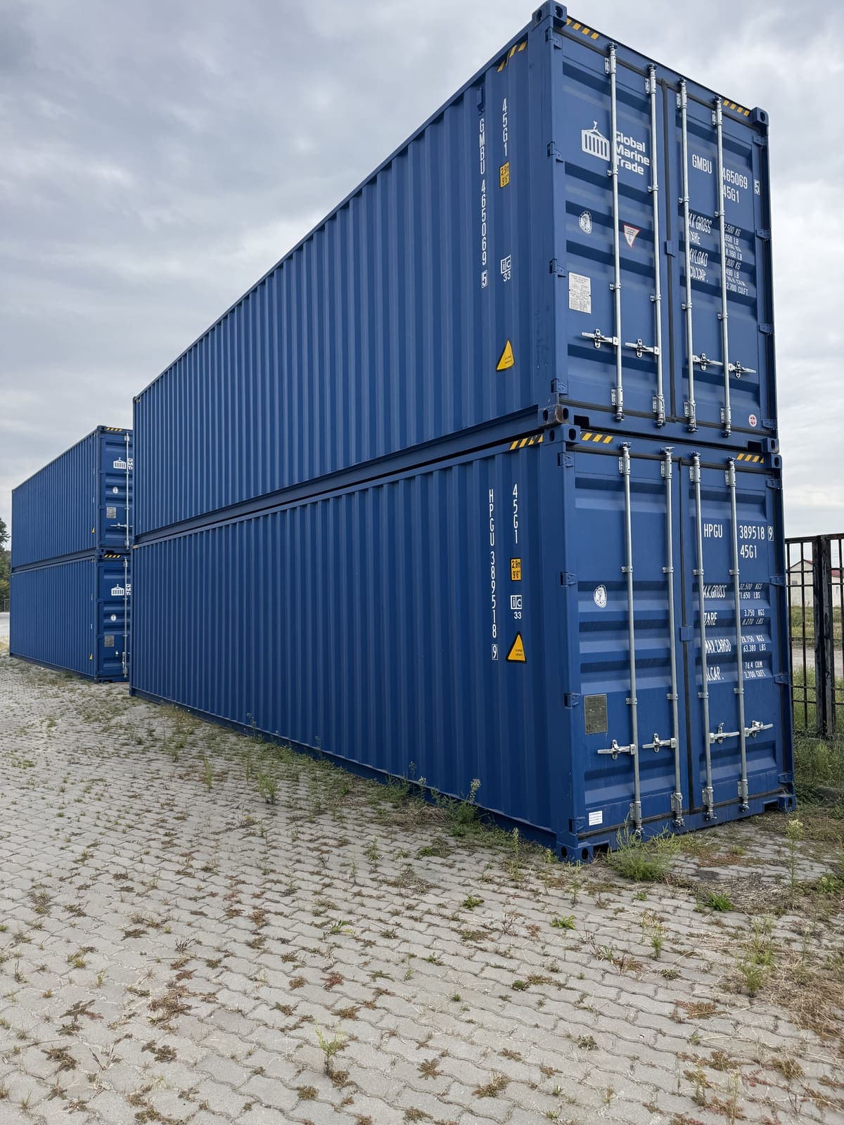 40ft High Cube, новий — Нові сині 40-футові High Cube