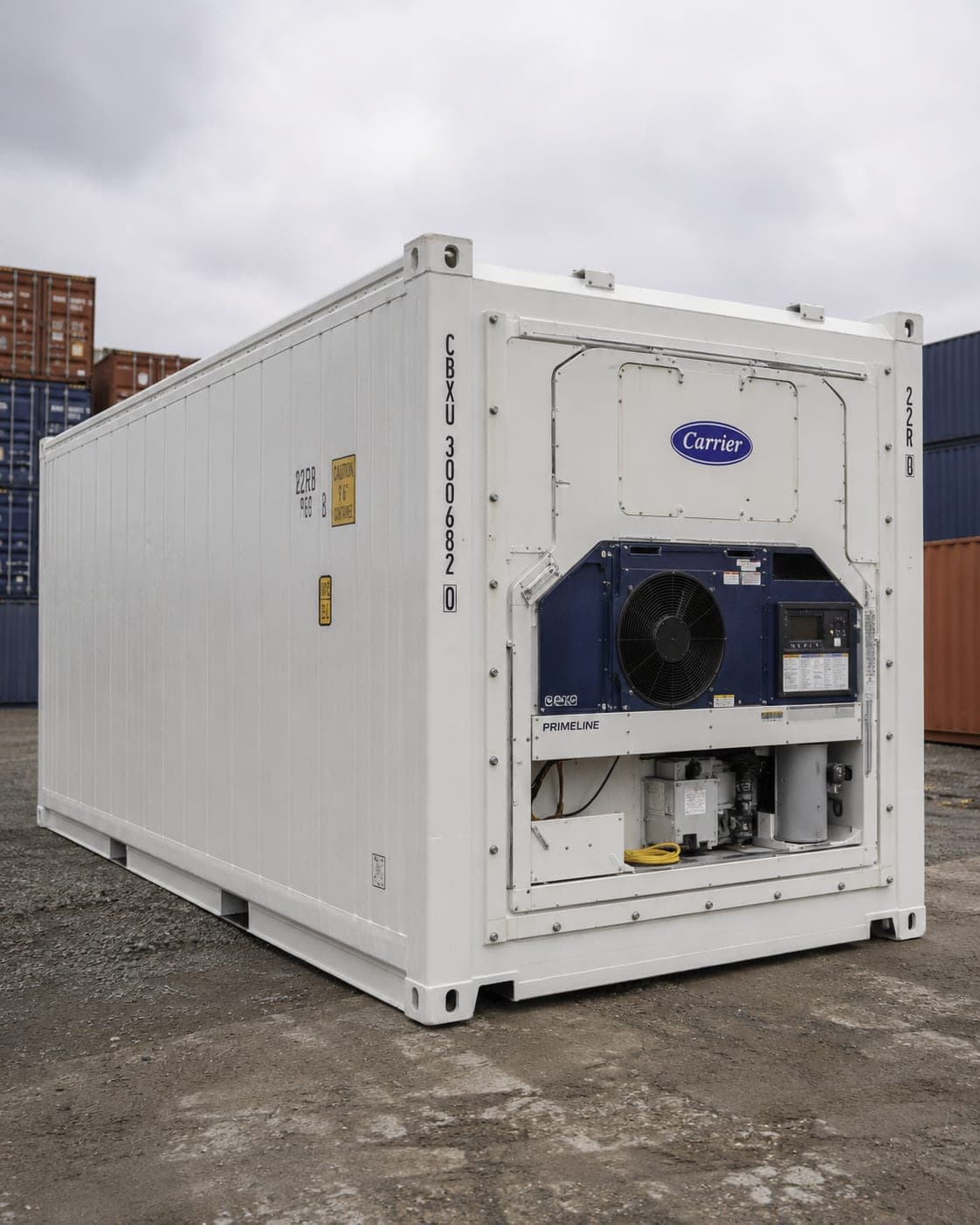 20ft рефрижератор Carrier — Рефрижераторний контейнер 20 футів з агрегатом Carrier